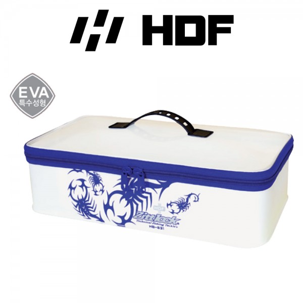 해동 HB-832 지트락 EVA코발트 파우치세트 [대1+소2] 화이트 루어 낚시 소품 정리