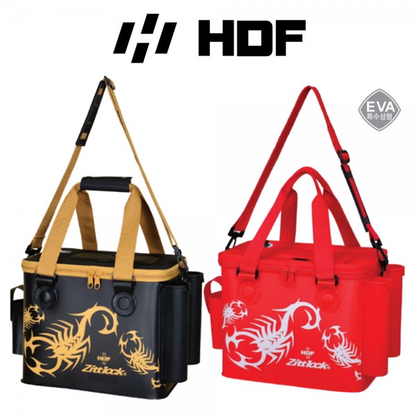 해동 HB-1335 지트락 멀티 EVA 다기능 살림통 33L 로드홀더 낚시대 거치 루어낚시 보조가방 고기통