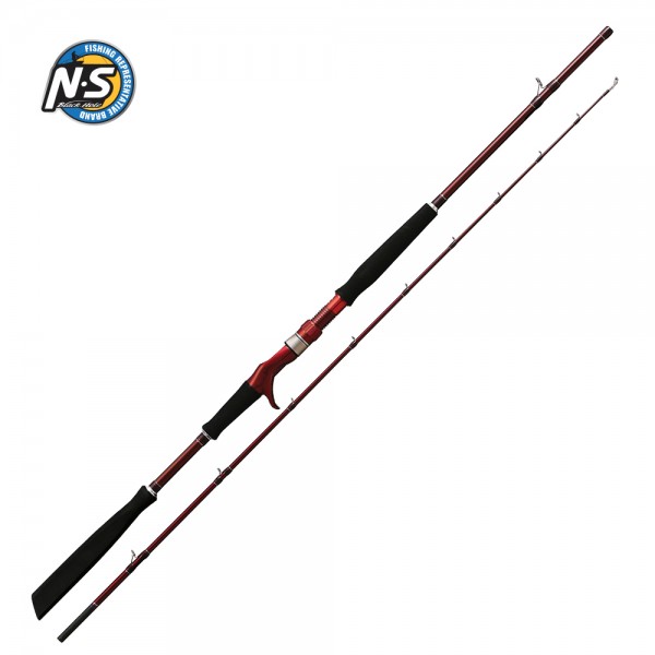NS 하이브리드 해검V3 바다선상낚시대 100-195 레드 어초 선상낚시 광어 우럭