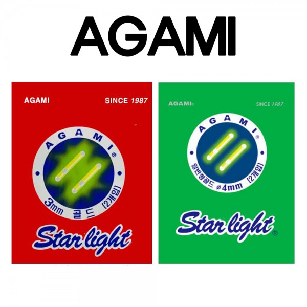 아가미 일반형 스타라이트 케미 젤타입 1봉지 2개입 기타낚시용품