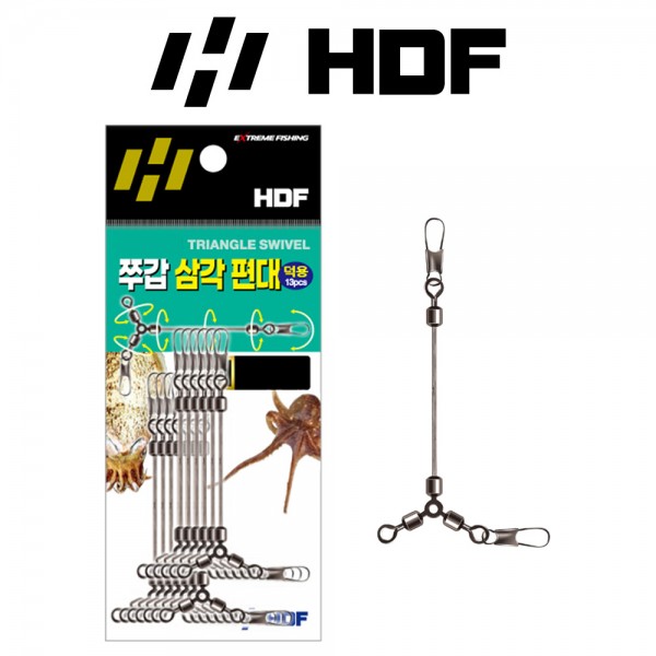 해동 HA-1840 쭈갑 삼각편대 덕용 벌크 쭈꾸미 갑오징어 채비 라운드 스냅