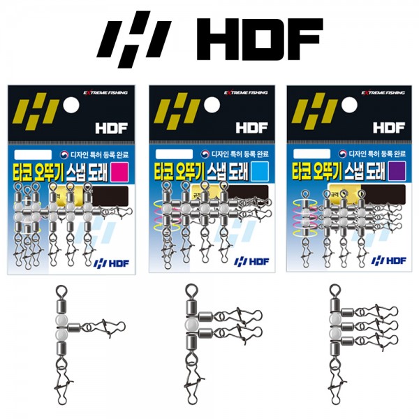 해동 타코 오뚜기 스냅도래 문어 낚시 채비 에기 엉킴방지 고강력