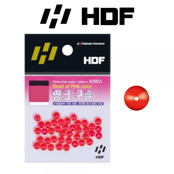 해동 HA-642 핑크구슬 고급 유동채비 낚시비드 낚시 소품