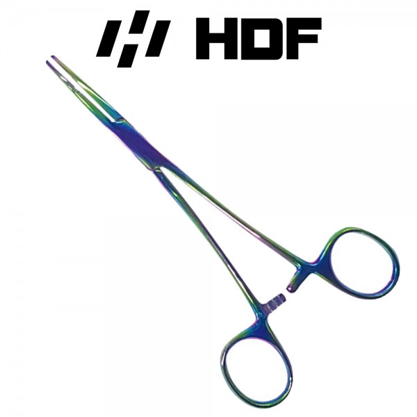 해동 티탄 일자포셉집게 레인보우 컬러 낚시