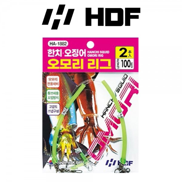 해동 HA-1882 한치 오징어 오모리 리그 100츠cm 오징어 주꾸미 문어 한치 묶음 채비