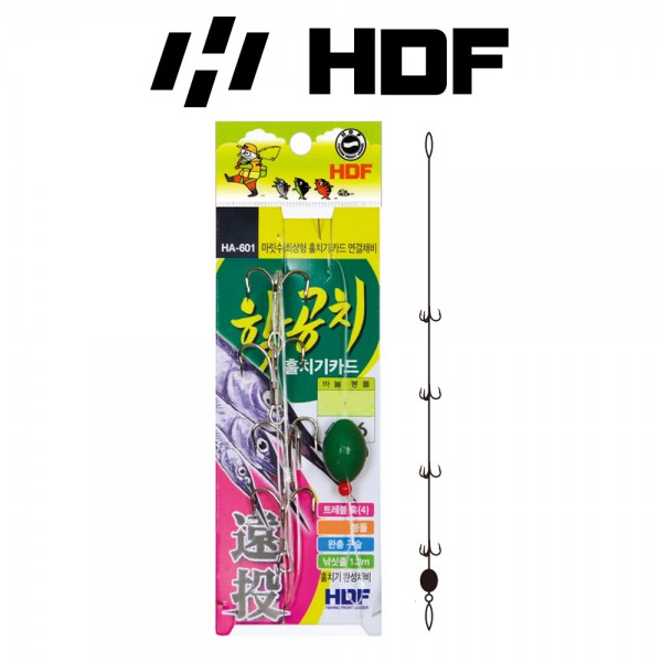 해동 HA-601 학공치 훌치기카드 학꽁치 훌치기 바늘