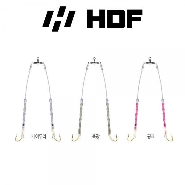 해동 멀티웜 튜브 쌍바늘 채비 갈치 채비 바다낚시바늘