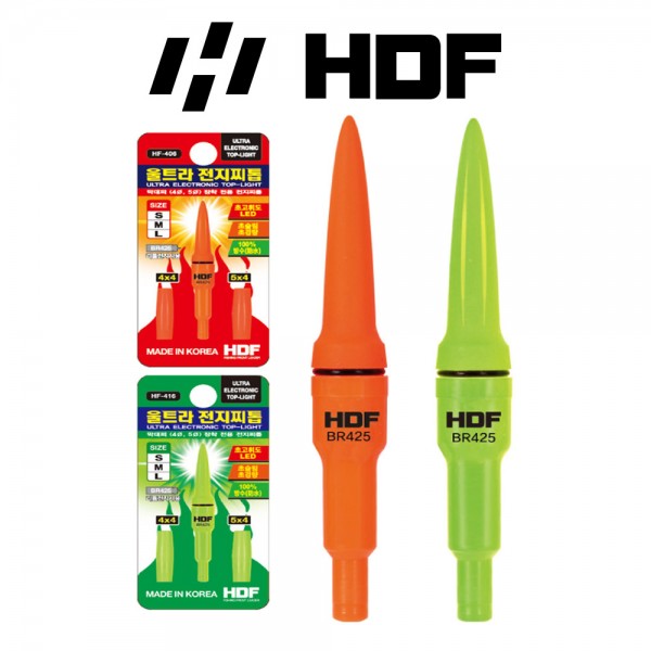 해동조구사 울트라 전지찌톱 전자케미 바다막대찌 그린 레드 전자막대찌톱