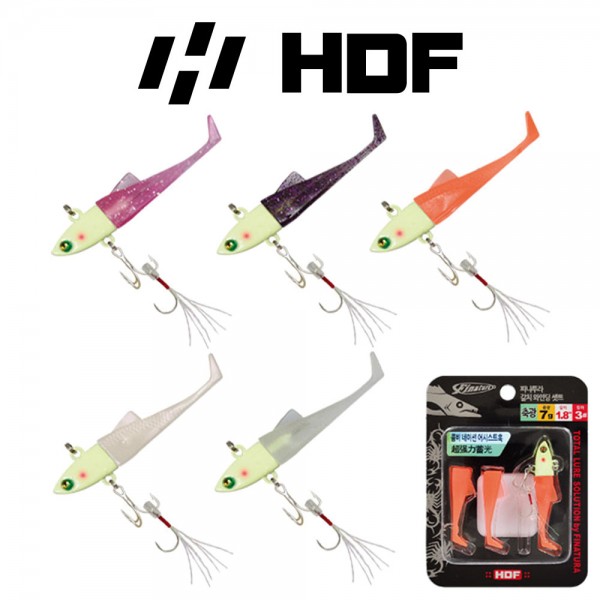 해동 피나투라 갈치 와인딩 지그헤드 세트 갈치 풀치 생미끼 루어 낚시 바늘 채비