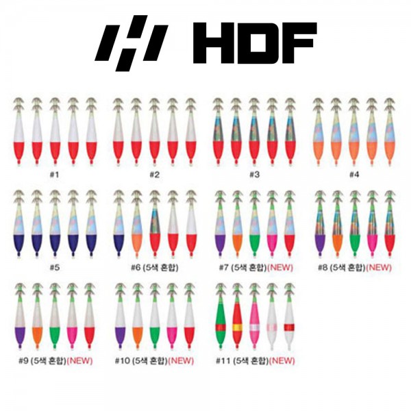 해동 피나투라 축광 한치에기 5개세트 한치 갑오징어 문어 화살촉 오징어 에기