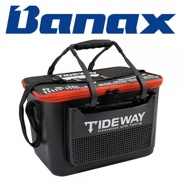 바낙스 하드 크릴백 CR1912 BLA 블랙 바다 갯바위 낚시 밑밥통 바캉 바칸 보조가방
