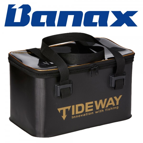 바낙스 크릴백 겸용 살림통 CR1914 BLA 블랙 바다 갯바위 낚시 밑밥통 바캉 바칸 보조가방