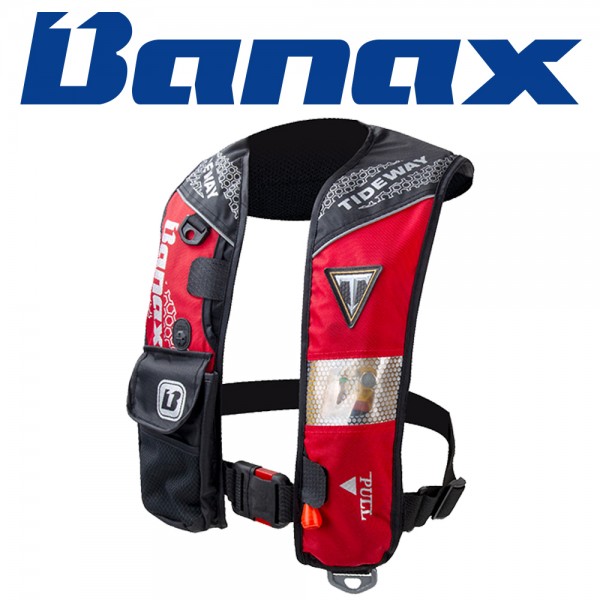 바낙스 팽창식 구명조끼 LV2201 레드 구명조끼 구명복