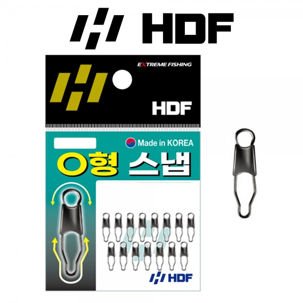 해동 HA-1735 O형 스냅 오형 라운드 루어 낚시 도래 고강도 퀵스냅 채비교체
