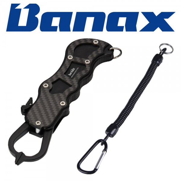 바낙스 카본 랜딩그립 SC2185BLA 블랙 물고기 그립 집게