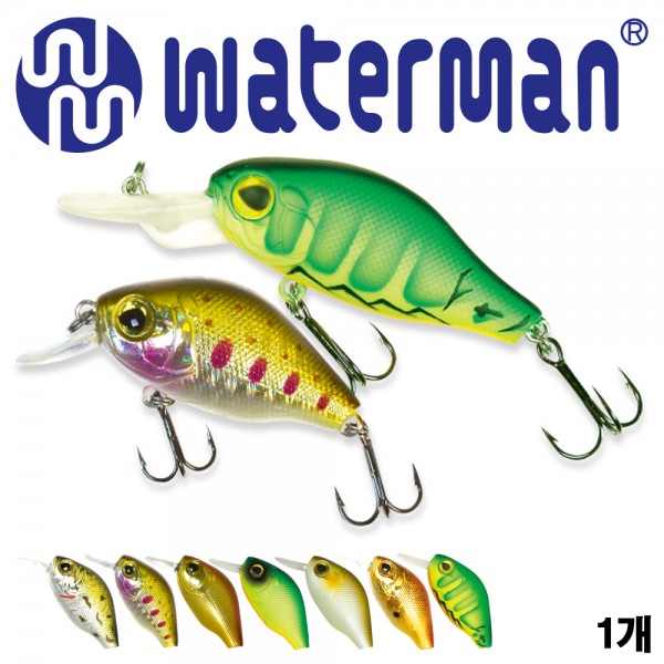 워터맨 알파 크랭크 ACK 하드베이트 배스 쏘가리 민물루어 바다연안루어