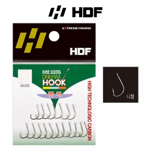 해동 HH-385 드림훅 붕어 은색 니켈 민물 낚시바늘