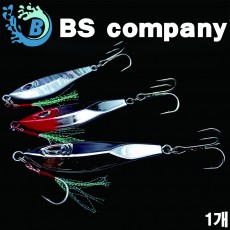 BS컴퍼니 프로브 샤인 크롬메탈지그 지그헤드 하드베이트 갈치 삼치