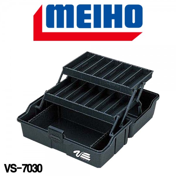 메이호 태클박스 VS-7030 블랙 루어낚시 선상낚시