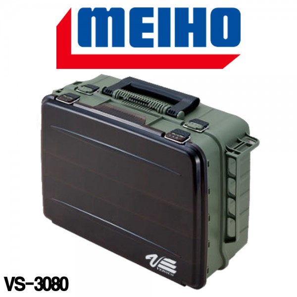 메이호 태클박스 VS-3080 매트그린 루어낚시 선상낚시