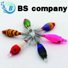 BS컴퍼니 훅업소프트 3.8cm 에기슷테 호래기 화살촉오징어 낚시전용