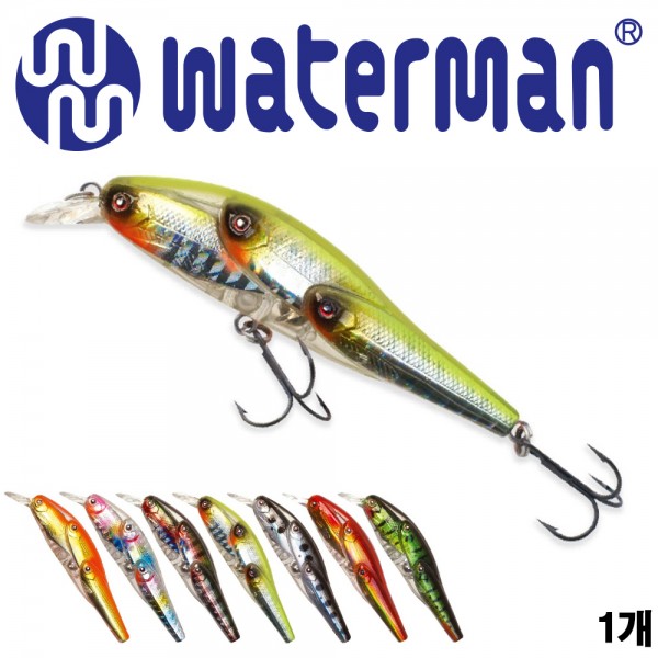 워터맨 피리스 WPR80S 하드베이트 80mm 10.2g 배스 쏘가리 농어 민물루어 바다연안루어