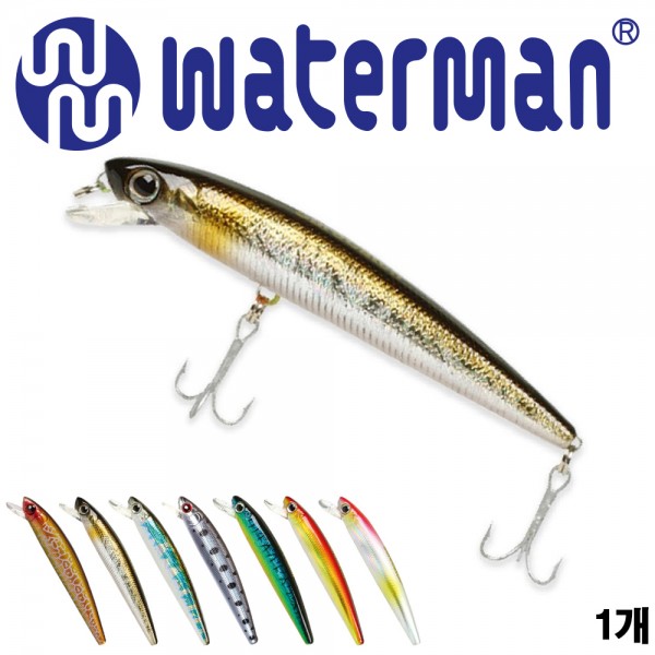 워터맨 에이스 미노우 하드베이트 배스 쏘가리 농어 민물루어 바다연안루어