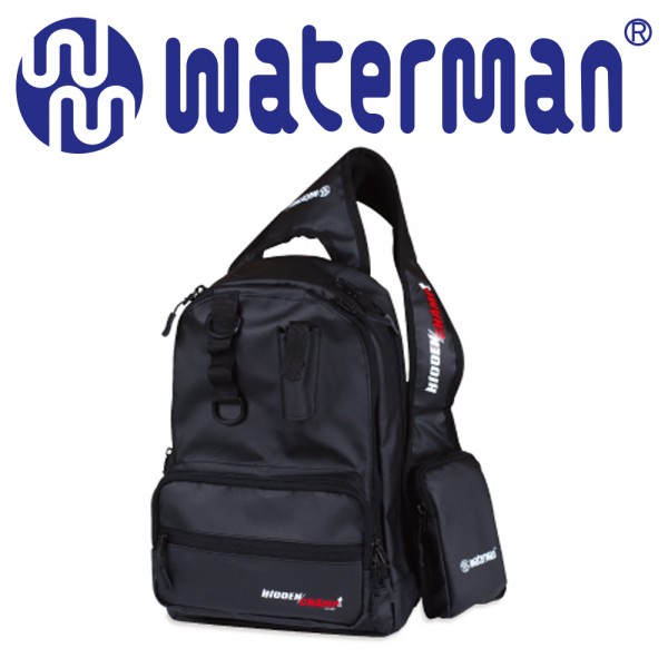 워터맨 원 숄더 백팩 HC-400-PB PVC 블랙 루어가방 240 x 360 x 160 mm