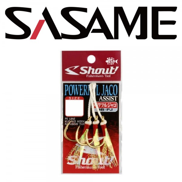 사사메 SHOUT 08-PJ 파워풀 자코 루어낚시바늘 지깅바늘