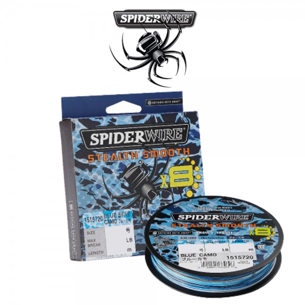 스파이더와이어 스무드8 블루카모 8합사 합사 라인 낚시줄
