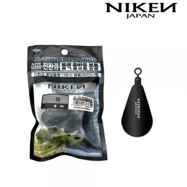 니켄 친환경 블랙 물방울 봉돌