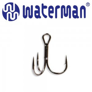 워터맨 샤프 니들 트레블 훅 SP360BLN 루어낚시바늘